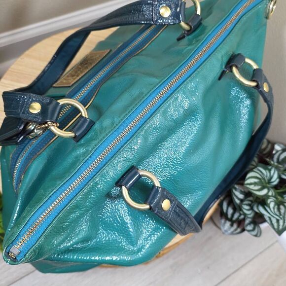 Coach Poppy Patent Leather Large Tote - Picture 10 of 15